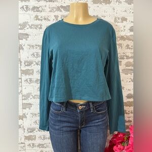 Wild Fable Teal Long Sleeve Top